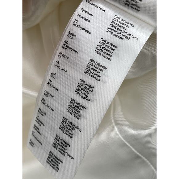 NWT Maje Vera Shawl Collar Blazer Ecru Split Cuffs Size 36 US 4 - Picture 12 of 14